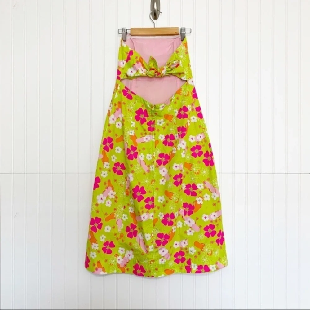Vintage Lilly Pulitzer Strapless Flip Flop Dress - Picture 2 of 5